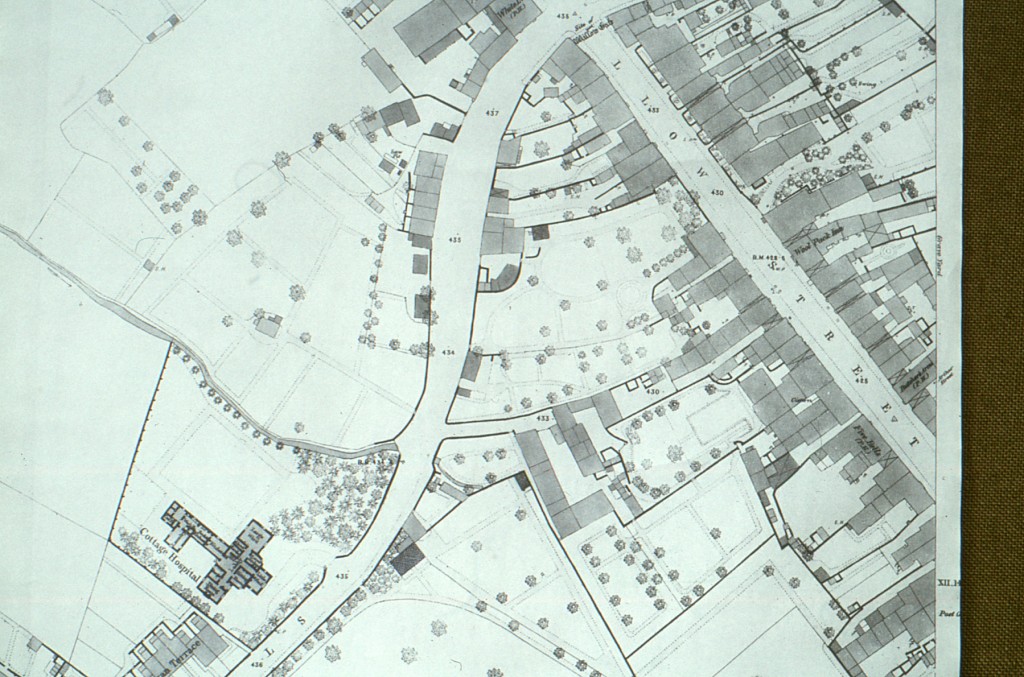 SLO51232 Oswestry Map section showing Willow Street & Welsh Walls (n.d) Oswestry Family