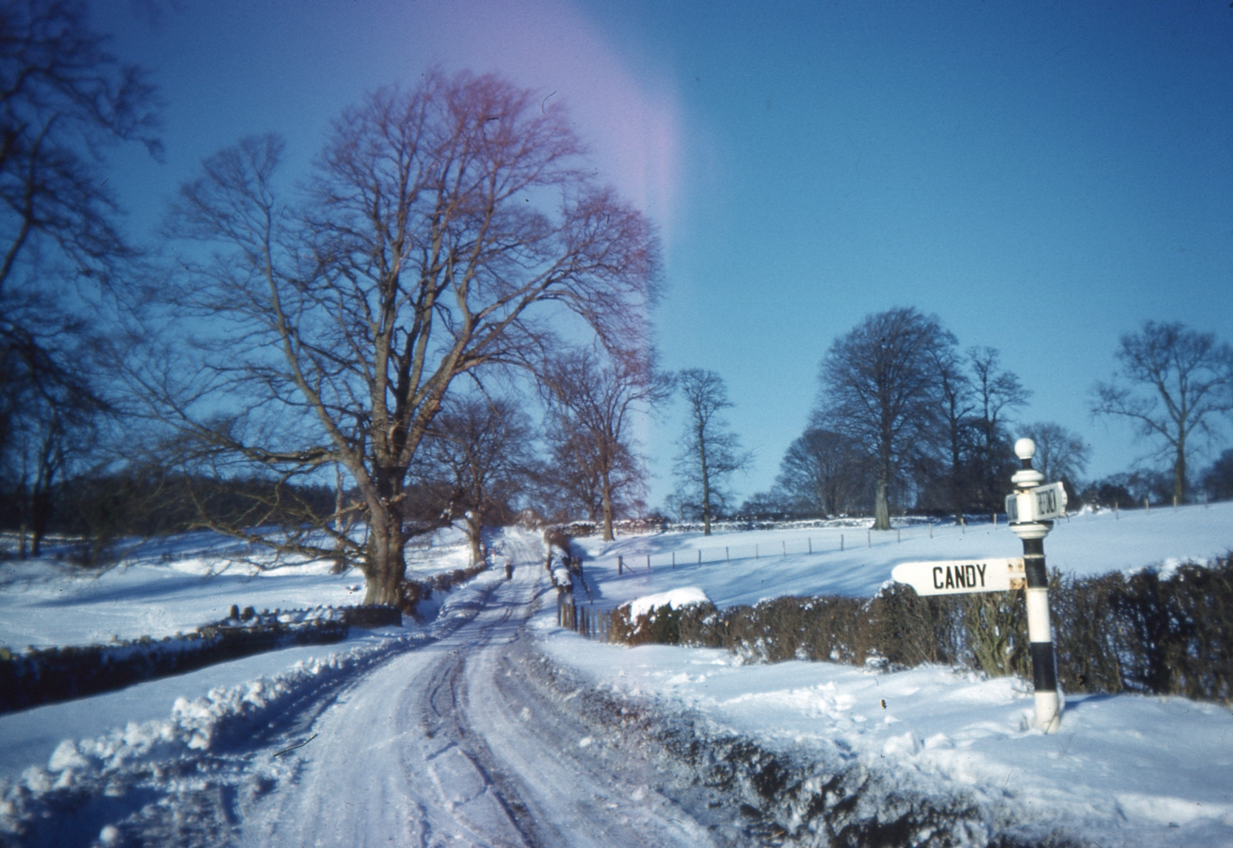 OSWSLOT15 Mary Collection Snow on Racecourse Rd, Oswestry