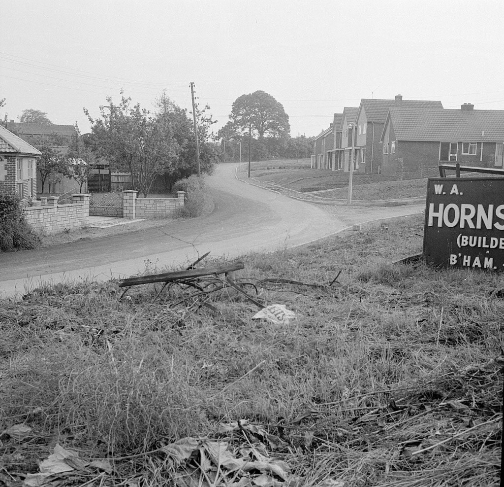 OSWNegO5786 Crosewylan Lane off Morda Road 1963 Oswestry Family & Local History Group
