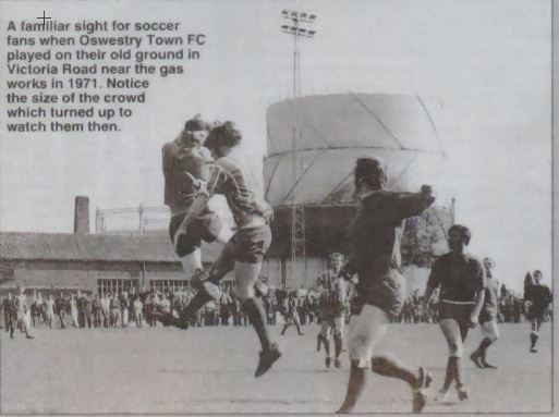 OSW-NP-O-5-72-18 Oswestry Football Ground in 1971